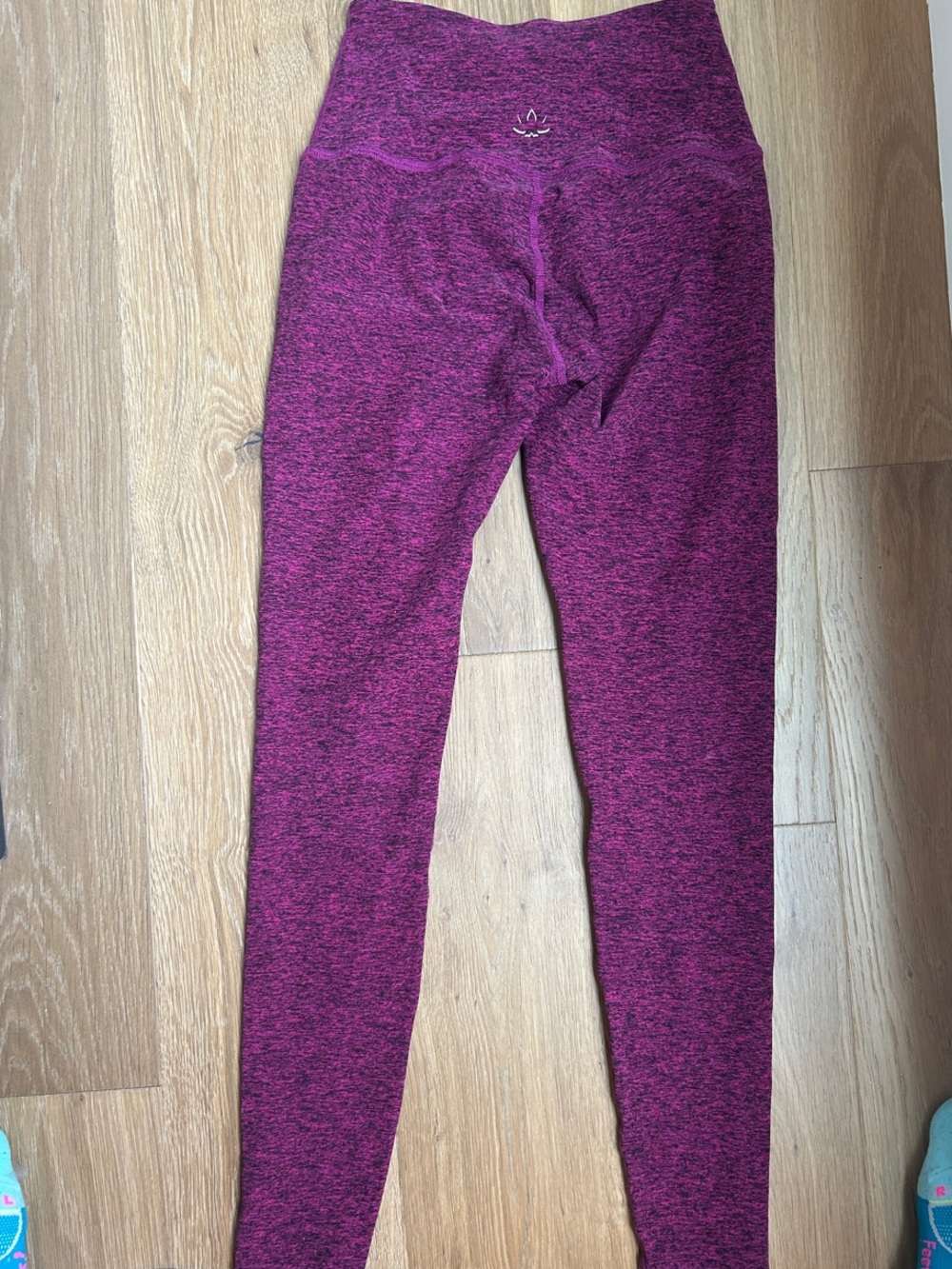 Beyond Yoga Magenta Space-Dye High-Rise Leggings